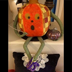 Handmade Large Fabric shelf pumpkin